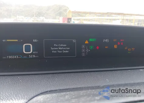 2016 Toyota Prius Four z USA, uszkodzony, nr VIN JTDKARFU9G3008420